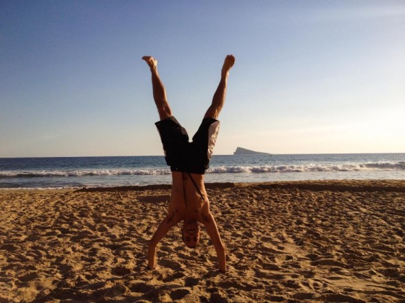 en playa de levante benidorm